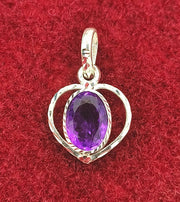 SILVER PENDANT FOR ZODIAC SIGN CAPRICORN AND AQUARIUS